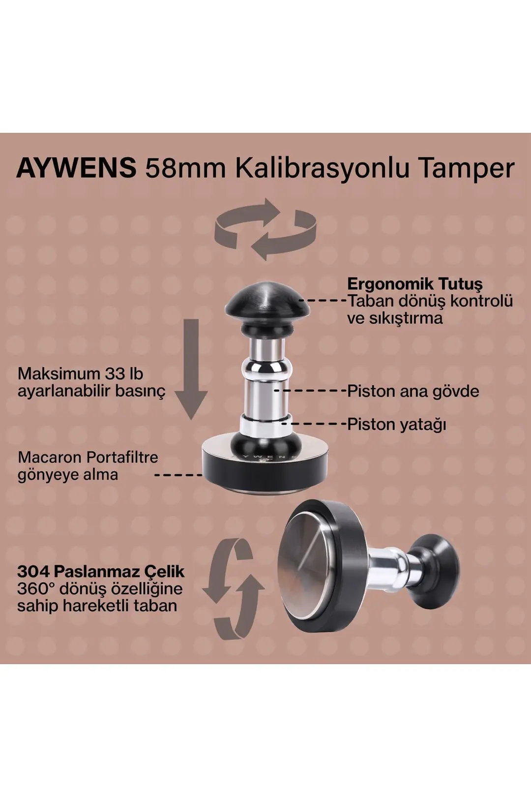 Kalibrasyonlu Tamper
