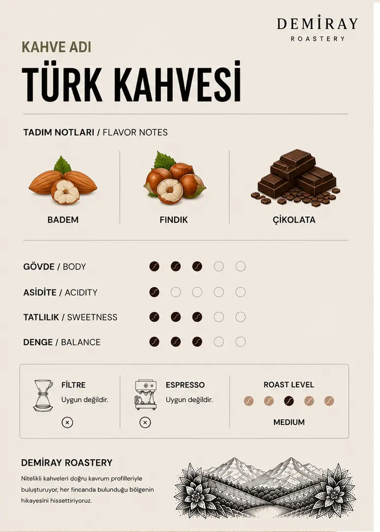 Nᵒ 40 Türk Kahvesi Yemen Mocha