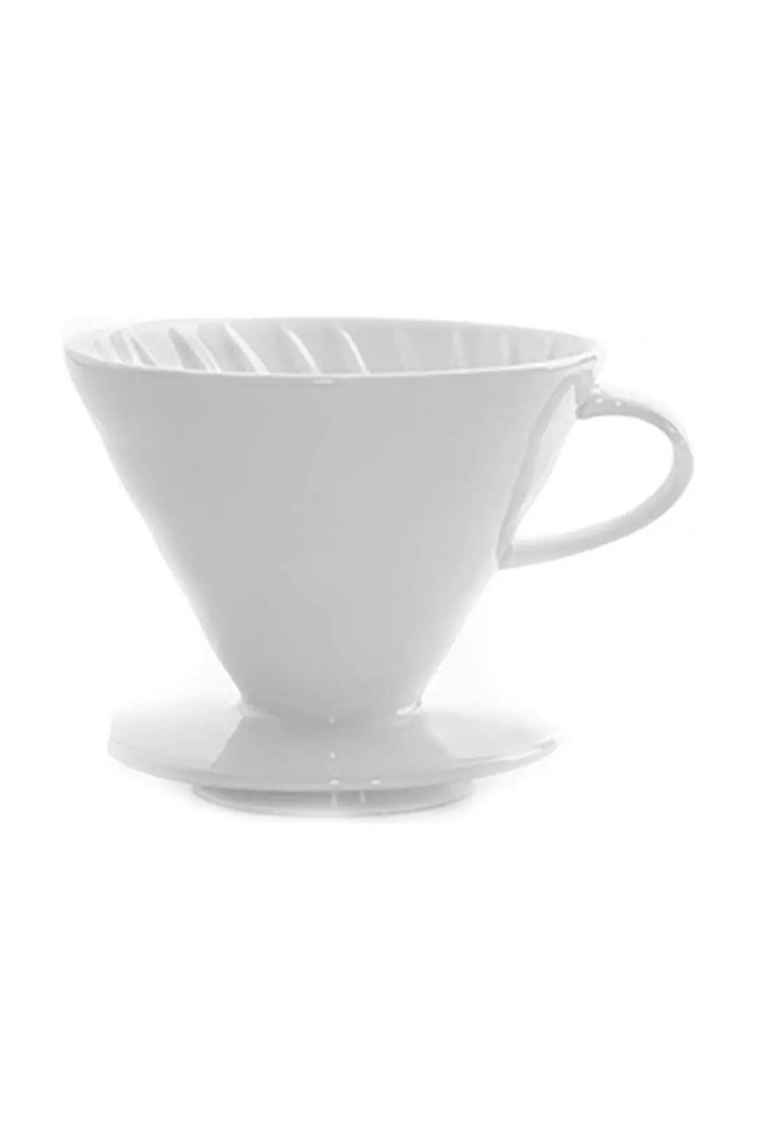 Ürün görseli: Beyaz Epinox Seramik Kahve Demleme V60 02   Kd00804
