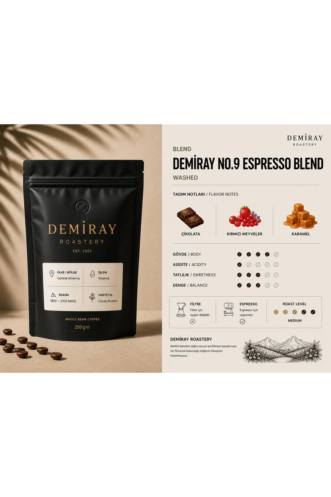 Demiray Espresso Blend No:9